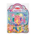 Melissa & Doug Puffy Sticker Activity Book: Mermaids - 65 Reusable Stickers