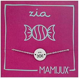 MAMIJUX Bracciale Zia Idea Regalo in acciaio Regolabile