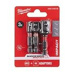 Milwaukee Shockwave Impact Socket Adaptor Set (3pc)