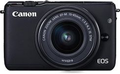 Canon EOS M10 Mirrorless Camera Kit with EF-M 15-45mm Image Stabilization STM Lens Kit