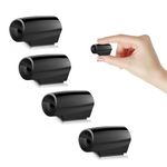 SINGARO 4-Piece Set of Deer Whistle Warning Device, with Rubber Pads, to Avoid Collision with Moving Vehicles, Suitable for Cars, Trucks, Motorcycles