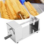 Styxon/Manual Stainless Steel Twisted Potato Slicer Spiral Vegetable Cutter French Fry |Size| 6 x 5.5 x 11.3 inches.