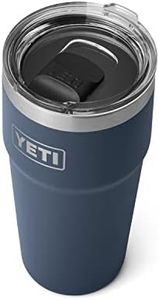 YETI Rambler 16 oz Stackable Pint, Vacuum Insulated, Stainless Steel with MagSlider Lid, Navy