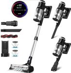 VYKLO V12 Cordless Vacuum Cleaner, 400W/32KPA Cordless Stick Vacuum with Touch Screen, 65Mins Runtime, Lightweight Powerful Suction Vacuum for Home, Hard Floor, Carpet, Car, Pet Hair Cleaning