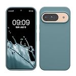 kwmobile Case Compatible with Google Pixel 9 / Pixel 9 Pro Case - TPU Silicone Phone Cover with Soft Finish - Antique Stone