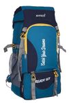 MatsunTREKKING BAG HIKKING BACKPACK FOR TRAVEL & OUTDOOR WATERPROOF Rucksack - 70 L (Blue)