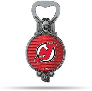 Rico Industries NHL New Jersey Devils Hockey Bottle Opener Magnet