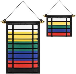 Cosmos Karate Belt Display Rack Holds 10 Belts, Taekwondo Belt Display Holder, Martial Arts Belt Organizer, Folding Design, Jiu Jitsu Belt Hanging Holder for Martial Arts Learners, Belt NOT Included