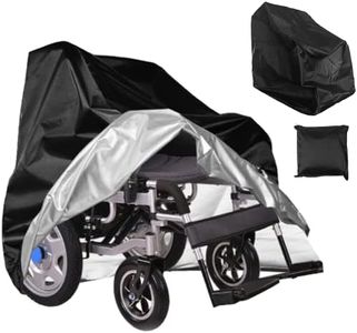 Epicover Wheelchair Cover, 210D Mobility Scooter Storage Cover for Travel, Lightweight Waterproof Electric Wheel Chair Cover Against Dust Dirt Snow Rain Sun Rays, 40x30x40 inch