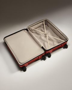 Antler Hard Shell Suitcase Set – Cabin, Medium & Large, Red Orange, TSA Lock