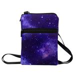 KOSTOO Cell Phone Bag - Small Cute Women Crossbody Cell Phone Purse Wallet Bag with Shoulder Strap for iPhone X/XR / 8/8 Plus / 7/7 Plus and Samsung (Purple Sky)