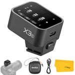 Godox X3-C X3C TTL Wireless Flash Trigger, Large OLED Touchscreen, Built-in Lithium Battery, Support TTL Auto/Manual/Multi Flash for Canon Camera