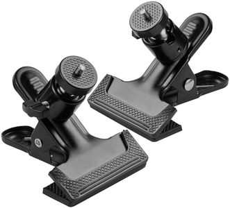 ALTIN Trail Camera Clip Mount, 2 Pack Tracking Camera Bracket, 360 Rotatable Interface Trailcam Holder for Hunting with Camouflage Style