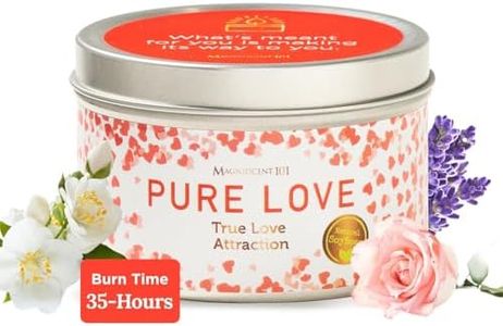 MAGNIFICENT 101 di Puro Amore San Valentino Candela Day Aromatherapy for Love di attrazione, romanticismo-Sage Rose profumato di Lavanda, soia Naturale Cera Tin per la purificazione