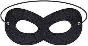 1 Piece Superhero Felt Eye Mask, Bl