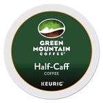 Green Mountain Coffee Half-Caff, Decaf, Medium/Dark Roast Coffee, 24 count