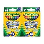 2pk Bundle of 24ct Ultra Clean Crayons