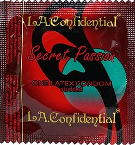 L.A.Confidential Secret Passion Studded Latex Condom (50)