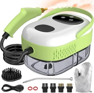 2500W Portable Handheld Steam Cleaner, Large Capacity 10s Fast Heating Steamer for Cleaning with 9 Pieces Accessories, Heavy Duty Plug-and-Play Steam Cleaner for Home|Car|Kitchen|Grout|Tile|More