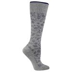 Dr. Scholl's Graduated Compression Floral Knee High, Gray, Blue, Women's Shoe Size: 4-10