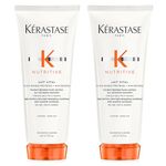 New Kerastase DOUBLE Nutritive Lait Vital High Nutrition Ultra-Light Conditioner With Niacinamide For Dry, Fine To Medium Hair 200ml