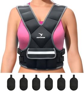 Empower Weighted Vest for Women - Workout Vest - Fixed 8lbs or Adjustable 10-12-14-16lbs - Adds Resistance to Strength Training, Running, Walking & Cardio - Designed To Fit A Woman’s Body
