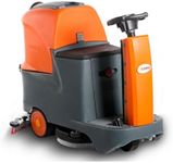 SUNMAX RT70 22" Width Ride-On Floor Scrubber, Lithium Battery, 3.5 Hours Fast Charging, 18.5 Gal Tanks, 48,000 Sqft/H Efficiency