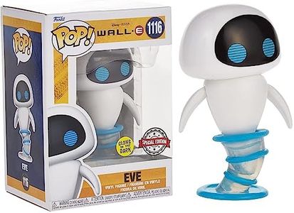 Funko Pop! Disney: Wall-E - Eve Flying - Glow in The Dark- Figurine en Vinyle à Collectionner - Idée de Cadeau - Produits Officiels - Jouets pour Les Enfants et Adultes - Movies Fans