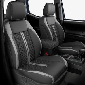 RIDEPOSH Custom Leather Seat Covers for Toyota Tacoma Double Cab 2016-2023