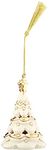 Lenox 869912 Florentine & Pearl Tree Ornament, Cream, Gold
