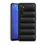 Plus Puffer Case Camera Protection Soft Back Cover for Realme 6 | Realme 6i - Black