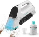 HAUSHOF Handheld Carpet Cleaner, 12V Cordless Portable Carpet Cleaner, 6.5KPa Spot Cleaner with 2 Water Tanks, Type-C Charge, Spot & Stain Cleaner, Handheld Upholstery Cleaner for Stairs, Car