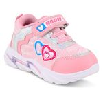 HOOH Premium Comfortable Breathable Shoes for Girls, Versatile, Classy Touch (Pink, 4 Years)