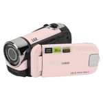 Plyisty Kids Video Camera, 1080P 16MP Kids Camera Camcorder, 16X Digital Zoom Children Video Recorder Vlogging Camera, for Toddler, Girls, Boys (Pink)