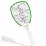 Pick Ur Needs Rechargeable Electric Mosquito Bat/Racquet Mosquito Fly Killing with COB Light Electric Insect Killer Indoor, Outdoor (Light Green)