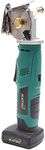 KATSU Cordless Fabric Cutter 12V with 2 x 4.0Ah Batteries Electric Cloth Scissor 70mm Blade and 25mm Max Trimming Thickness, Cloth Textile Leather Rubber Carpet Cutting Machine