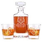 Personalized Whiskey Decanter Set -