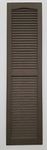 Shutters, Louvered Shutters, Standard Louvered Exterior Vinyl Window Shutters, Burnished Slate, (1 Pair = 2pcs) 14"W x 72"H