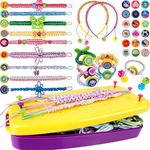 FunMission Friendship Bracelet Kit, Friendship Bracelet Making Kit for Girls, Arts and Crafts for Kids Ages 8-12, Bracelets String Maker DIY Toys Set, Toys for Girls 6 7 8 9 10 11 12+ Years Old