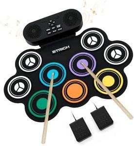 Electronic Drum Set, 9 Pads Electric Drum Pad, Quiet Drum Pad