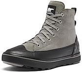 SOREL Men's Metro ll Sneak Waterproof Boot - Quarry, Black - 9.5