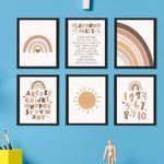 6 Boho Kids Playroom Wall Decor - Kids Playroom Decor Wall, Playroom Signs, Playroom Wall Art Kids Room, Playroom Art, Play Room Wall Decor Kids, Play Room Sign, Play Wall Decor, Play Room Essentials