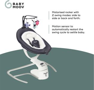 Babymoov Swoon Motion Baby Swing – Soothing Rocker for Infants