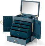 Vlando Jewellery Box, Huge Faux Lea