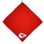 Team Golf NFL Kansas City Chiefs Microfiber Golf Towel, 15x15 (Multicolor)