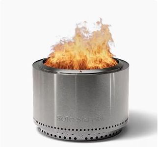 Solo Stove Basecamp 24" Fire Pit with Stand | Smokeless Wood Burning Fire Pit, 360° Airflow Design, Stainless Steel Outdoor Fire Pit for Backyard & Patio | 24 Dia x 17.8” H, Ideal for 5–7 People