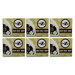 BSL GOAT MILK SOAP(100gm) - Pack Of 6 with awesome fragrance and more foam ,pure combo pack for ladies girls kids men for healthy fresh skin,NO Hrash Chemicals | Bathing Bar Soap, Skin, Deep Moisturizing, Skin Immunity Bath Soap| 100% Stronger Germ Protection Soap Bar