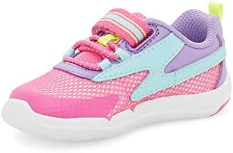 Stride Rite Kids SRT Ian Athletic Sneaker, Pink Multi, 6 Wide US Unisex Toddler