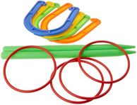 Plastic Horseshoe and Ring Toss Gam