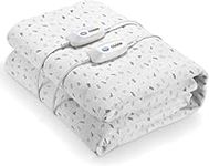 Electric Heated Mattress Pad, Underblanket with Dual Controllers, 4 Heating Levels & 10H Auto Off, ETL Certification, 15" Deep Pocket, 60" x 80" Queen Size Machine Washable